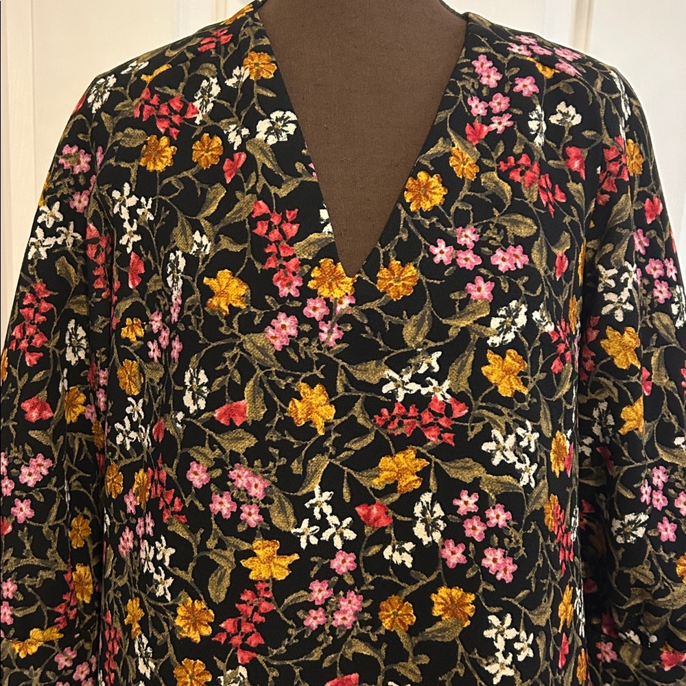 Zara Basic Floral Patterned Dress - image 2